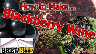 How to Make Blackberry Wine by Brewbitz Homebrew Shop [upl. by Dorion]