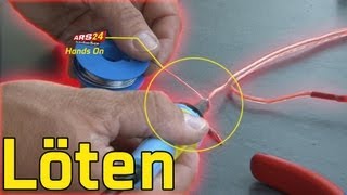 Löten hands on  TUTORIAL  ARS24 [upl. by Ahsienad]