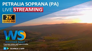 🔴 Petralia Soprana live webcam  Panoramica Ovest [upl. by Atikahc]