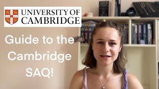 The ULTIMATE guide to filling the Cambridge SAQ what it is  top tips [upl. by Nedle427]