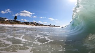 POV BODYBOARD  solo shorebreak session [upl. by Hildie69]