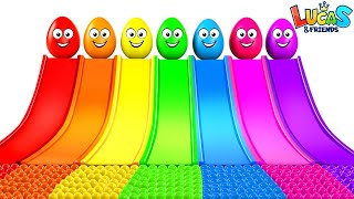 Learn Colors Red Orange Yellow Pink Green Blue Purple  Colors for Kids Song  RV AppStudios [upl. by Shaer]