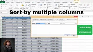 How to sort by multiple columns in Excel [upl. by Clarissa]