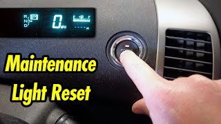 How To Reset Maintenance Lights on 2017 2018 2019 Toyota Sienna [upl. by Perrin537]