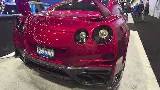 GTR R35 in red at 2024 Vancouver Auto Show [upl. by Inerney]