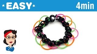 How to make a Super Looper Loom Band Bracelet [upl. by Kiryt]