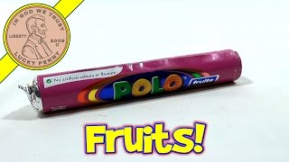 Polo Fruits Hard Candy by Nestle  The Sweet With The Hole  UK Snack Tasting Series [upl. by Oralee]