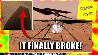 Oh No Its The End of Mars Helicopter Mission  Huge Water Deposits Found on Mars [upl. by Anuahsar]