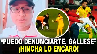 ¿QUÉ OPINAS🔥 Habla Supuesto hincha al que le tiró su celular Pedro Gallese y piensa DENUNCIARLO [upl. by Haziza844]