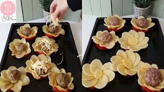 ✅ PATATESLİ PAPATYA KÖFTE TARİFİ  Şeften Yemek Tarifleri  Potato Daisy Dumplings Recipe [upl. by Harelda797]