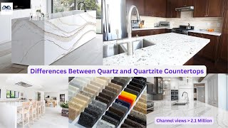 Differences Between Quartz and Quartzite Countertops  Quartz VS Quartzite [upl. by Jabon696]