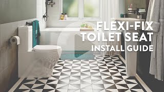 FlexiFix™ No Slip Toilet Seats  Installation Guide [upl. by Gombosi641]