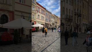 Lviv Market Square Road home to Ukraine reels lviv tourism reelsmaker [upl. by Namwen]