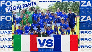 Highlights ItaliaFrancia 10  Under 21  Tournoi Maurice Revello [upl. by Jake]