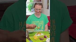 ചൂട് പൊന്നി അരി ചോറും മീൻ കുളമ്പും Best Homestay Trivandrum homestaytrivandrum food homestay [upl. by Mikey]