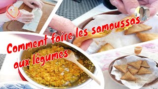 Réussir Et Rouler Simplement Le Samoussas Aux Légumes [upl. by Procter]