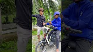 Út ơi  Xe Đạp Điện Độ Chạy Xe Ôm và Cái Kết  custom electric bike utoi shorts haihuoc comedy [upl. by Nivlam121]