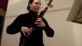 Telemann Sonata for bassoon in f minor played on quartbassoon [upl. by Ecaj]