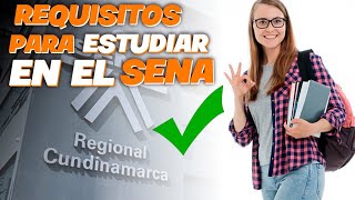 Los REQUISITOS que DEBES cumplir si quieres estudiar en el SENA 2023 Estudia GRATIS en el SENA 2023 [upl. by Nomyad]