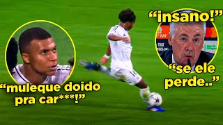 🔥ELE É INACREDITÁVEL MBAPPÉ NÃO ACREDITA EM GOLAÇO DE ENDRICK ANCELOTTI ELOGIA OUSADIA e mais [upl. by Adnal]