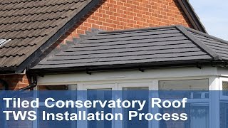 Tiled Conservatory Roof Conversions  TWS  Leeds  Converting a Conservatory Roof [upl. by Nohj]