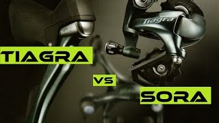 Part 2 Shimano Road  Sora 3500 vs Tiagra 4700 Groupset Buyers Guide  Review [upl. by Anwahsat]