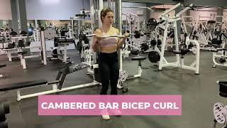 Cambered Bar Bicep Curl [upl. by Goren]