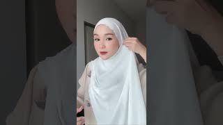 Tutorial Cara Pakai Hijab Pashmina Gampang Diikuti⁉️ hijabstyle hijabers [upl. by Rosati537]