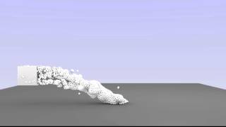 Blender SPH fluid test [upl. by Yorker]