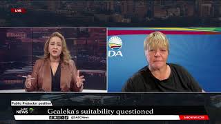 DAs Glynnis Breytenbach on Gcalekas nomination as next PP [upl. by Ardnuaed]