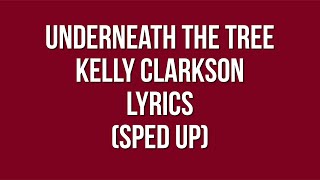 Underneath the tree  Kelly clarkson  lyrics sped up [upl. by Enela]