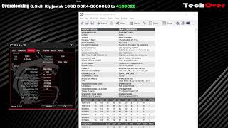 Overclock GSkill RipjawsV 16GB DDR4 3600C18D to 4133MHz Hynix DJR Ryzen 5 5600G [upl. by Irap]