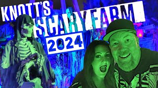 KNOTTS SCARY FARM 2024 We Did NOT Expect This Our REAL Experience with General Admission Tickets [upl. by Eislek]