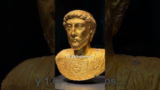 EXTRAÑO busto aureo encontrado en un alcantarillado el busto del Emperador romano Marco Aurelio [upl. by Cryan127]