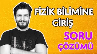 Soru Çözümü  Fizik Bilimine Giriş  PDF [upl. by Naxor445]