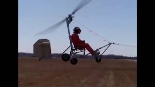 GYROKITE  Flying a Gyrocopter with No Motor [upl. by Aklim]