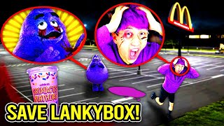 I FOUND LANKYBOX AND GRIMACE IN REAL LIFE GRIMACE SHAKES AT 3AM [upl. by Ferdinand792]