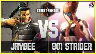 SF6 ⚡JAYBEE JAMIE VS 801 STRIDER MANON ⚡ STREET FIGHTER 6⚡ [upl. by Emmey651]