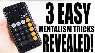 3 EVEN MORE Easy Mentalism Tricks to Fool Anyone  Magic Tricks REVEALED [upl. by Oinesra]