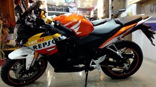 HONDA CBR 150R REPSOL FIRST REPLICA BY ZONGSHEN WINNER VBR 150CC FULL REVIEW ON PK BIKES [upl. by Cob]