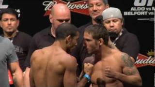 UFC RIO Aldo vs Mendes Weigh In Highlight [upl. by Booth248]