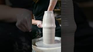 Throwing new white stoneware clay [upl. by Benenson]