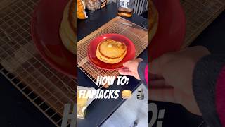 Flapjacks in a Flash Honey Pancakes breakfast shorts simple food pancake cooking flapjack [upl. by Correna331]