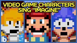 Video Game Characters Sing quotImaginequot [upl. by Gascony]