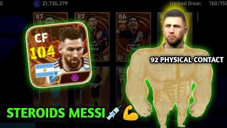 Too Much Physical Contact For Messi 🫡🔥 • 104 Rated DeepLying Forward Messi [upl. by Patty]