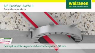 Pacifyre® AWM II Brandschutzmanschette  Montage und Anwendung [upl. by Neelrak]