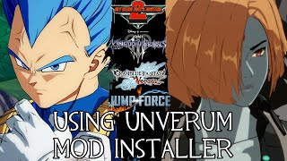 How to use Unverum Mod Installer FighterZ Guilty Gear Strive etc [upl. by Derward]