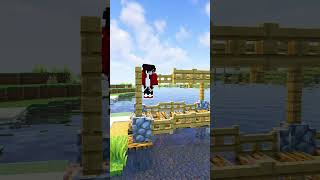 Minecraft Bridge Tutorial😱 shorts [upl. by Attirb]