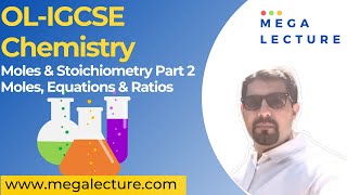 O Level  IGCSE Chemistry  Moles amp Stoichiometry  Part 2  Moles Equations amp Ratios  5070 [upl. by Einnaj]