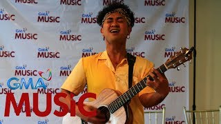 Nar Cabico performs selfpenned song Kapit Lang during his contract signing [upl. by Honey]